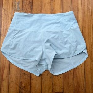 Lululemon Speed Up Athletic Shorts in Sky Blue